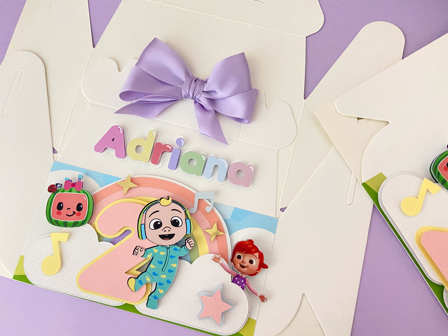 Cocomelon favor boxes | Cocomelon birthday | kids party decor | party favors | Cocomelon party theme | Cocomelon custom favors