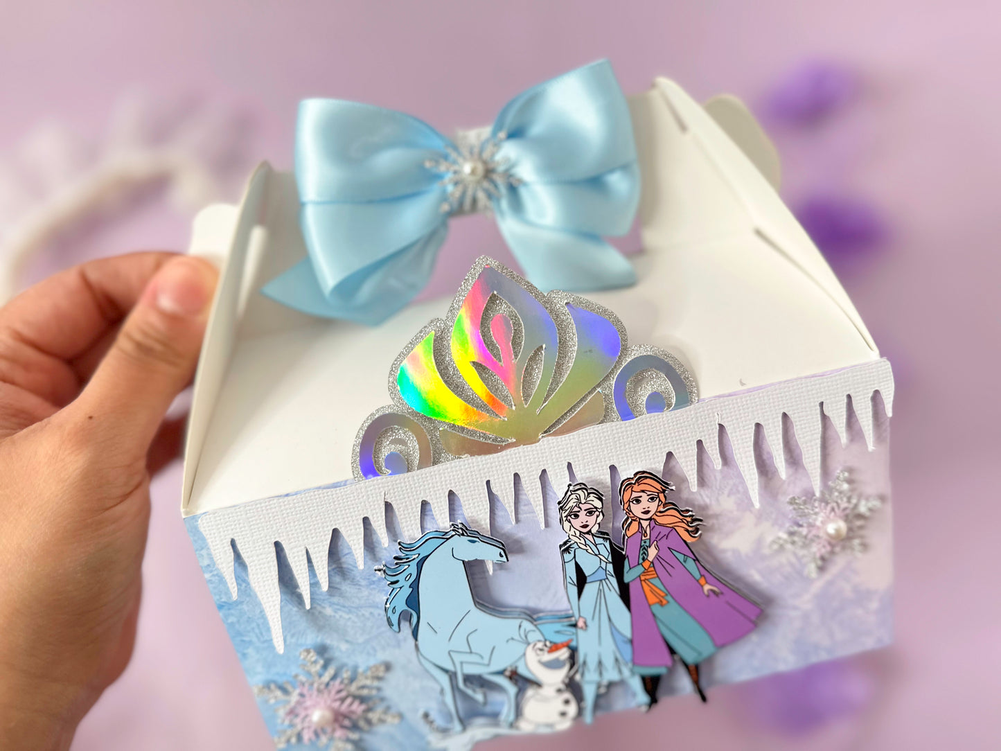 frozen favor Boxes | Anna and Elsa party | Frozen Favors | | party decor | personalized favor boxes | Gable boxes