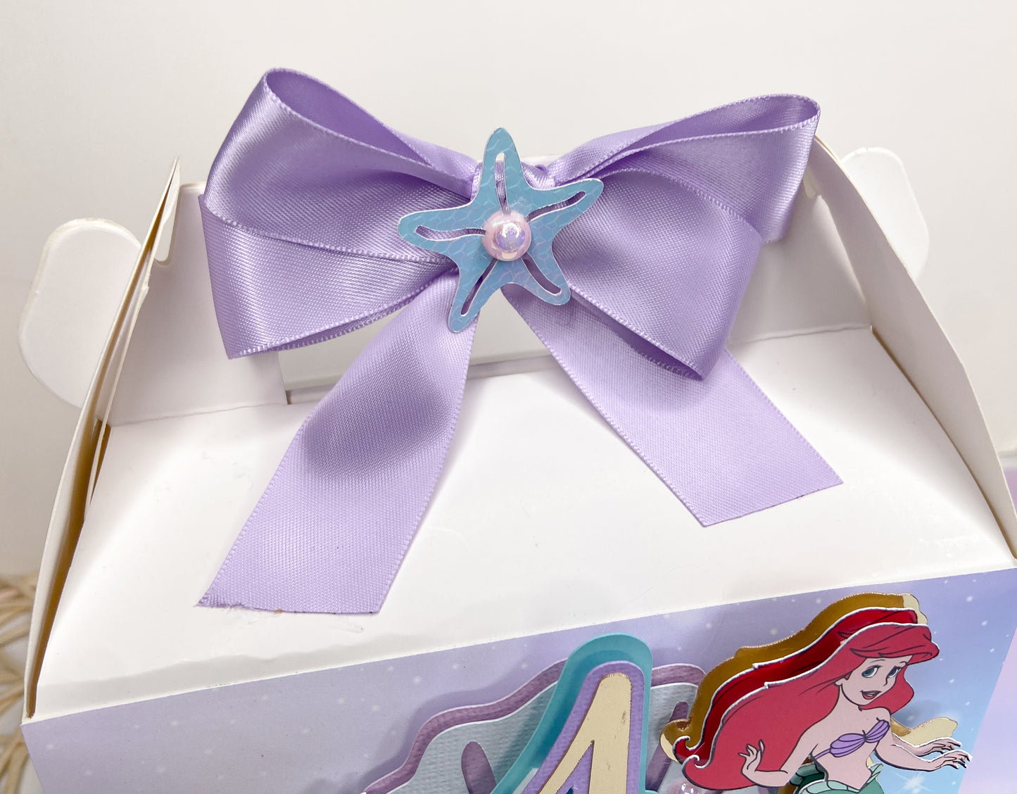Little mermaid Favor box | Treat boxes | Party gift box | Ariel Favors | Mermaid theme birthday | Birthday favors | Little mermaid favors