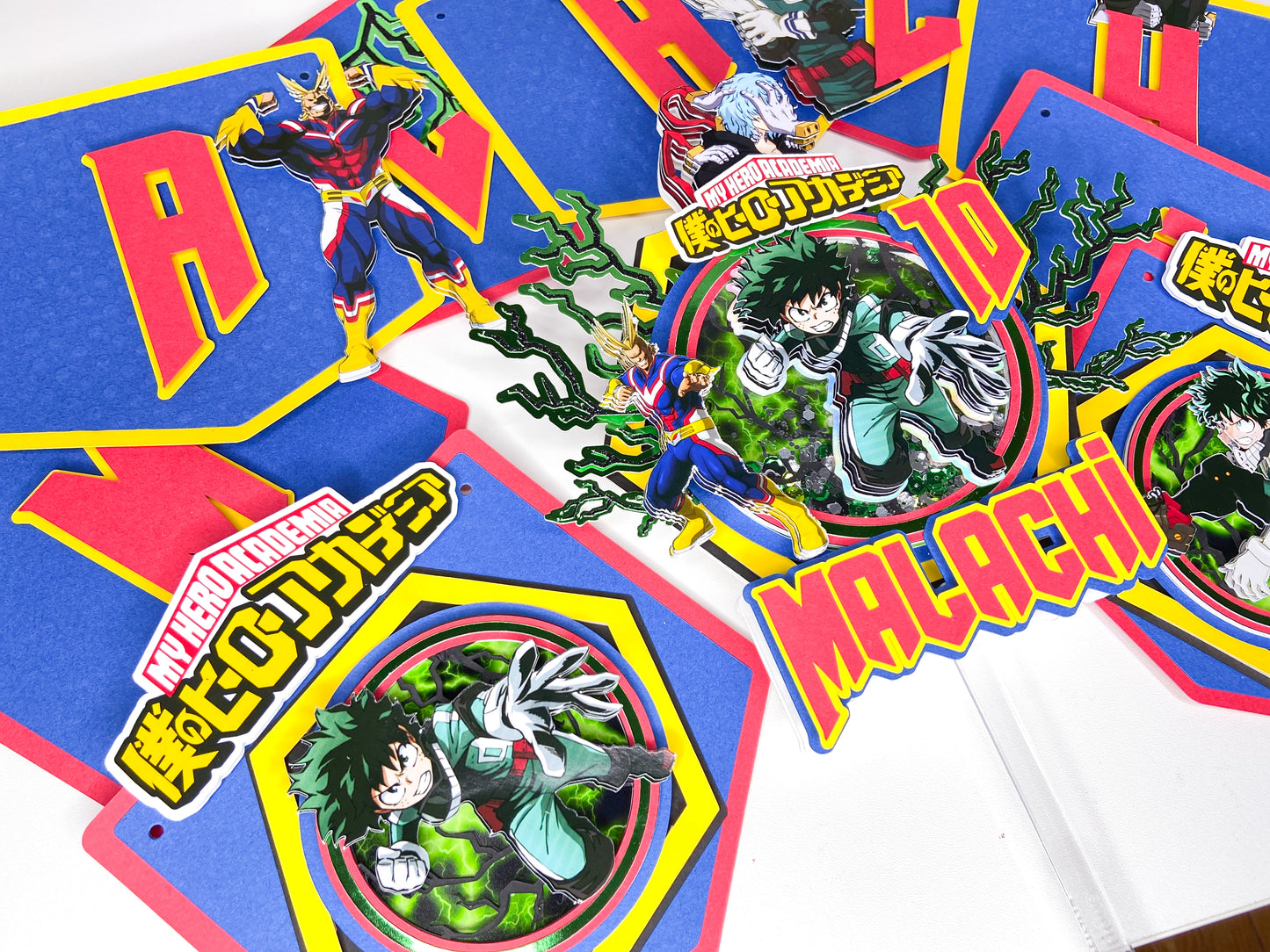 My hero academia cake topper | anime birthday party | all might birthday | Izuku midoriya | Hero academia birthday | anime themed birthday