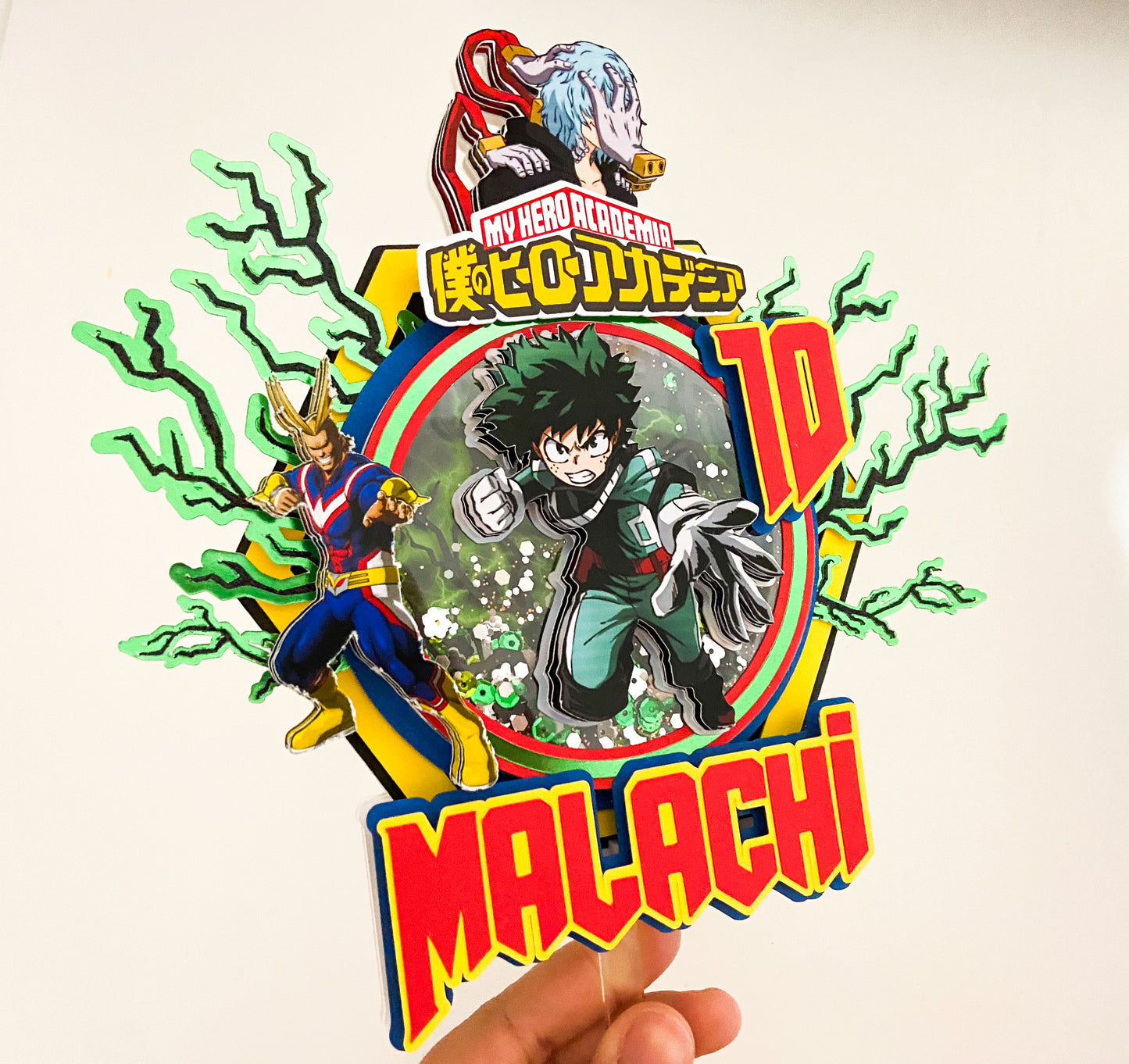 My hero academia cake topper | anime birthday party | all might birthday | Izuku midoriya | Hero academia birthday | anime themed birthday