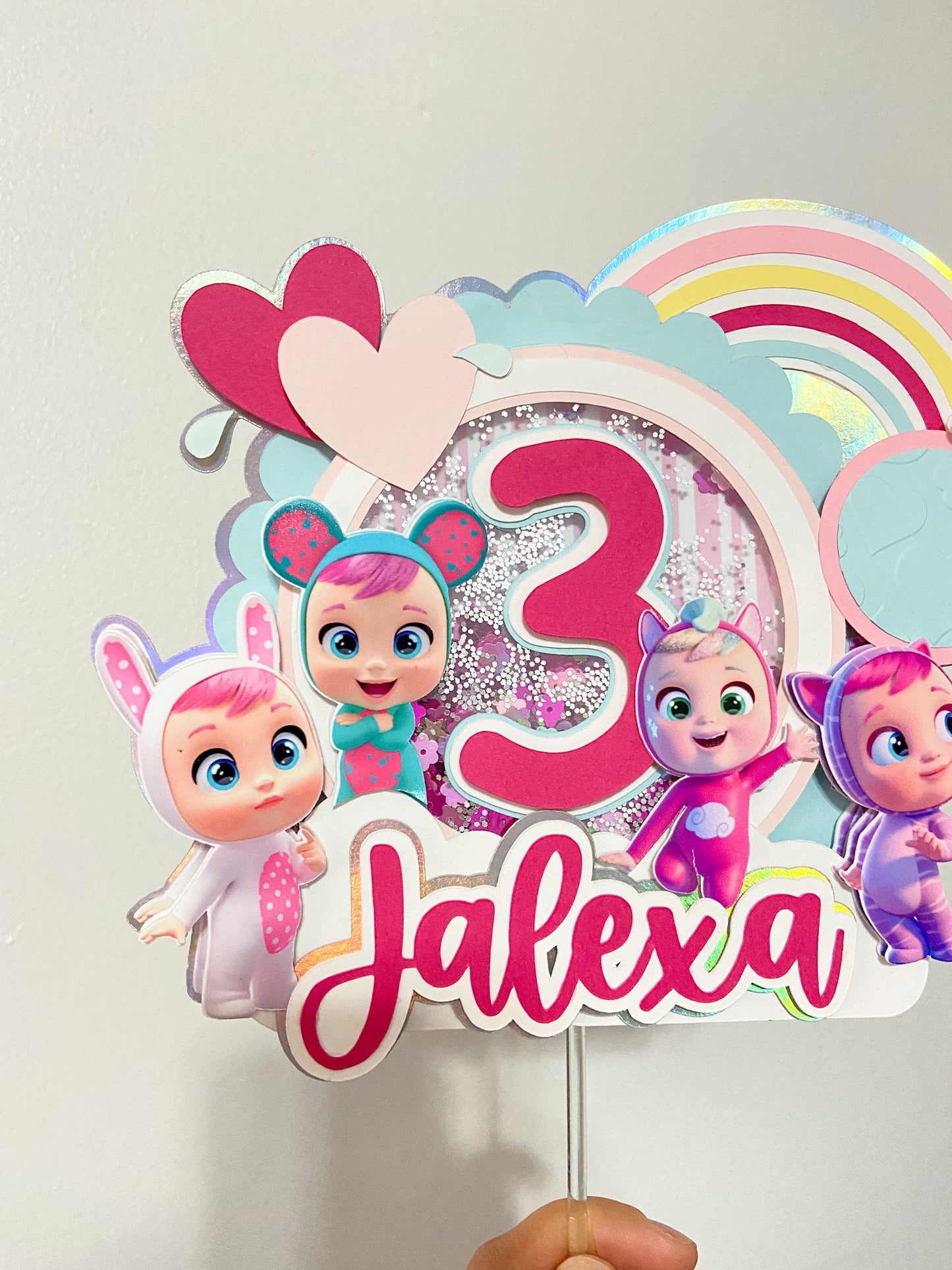 Cry babies cake topper | Cry babies Birthday decorations | Cry babies party | Magic tears party | babes llorones cake topper