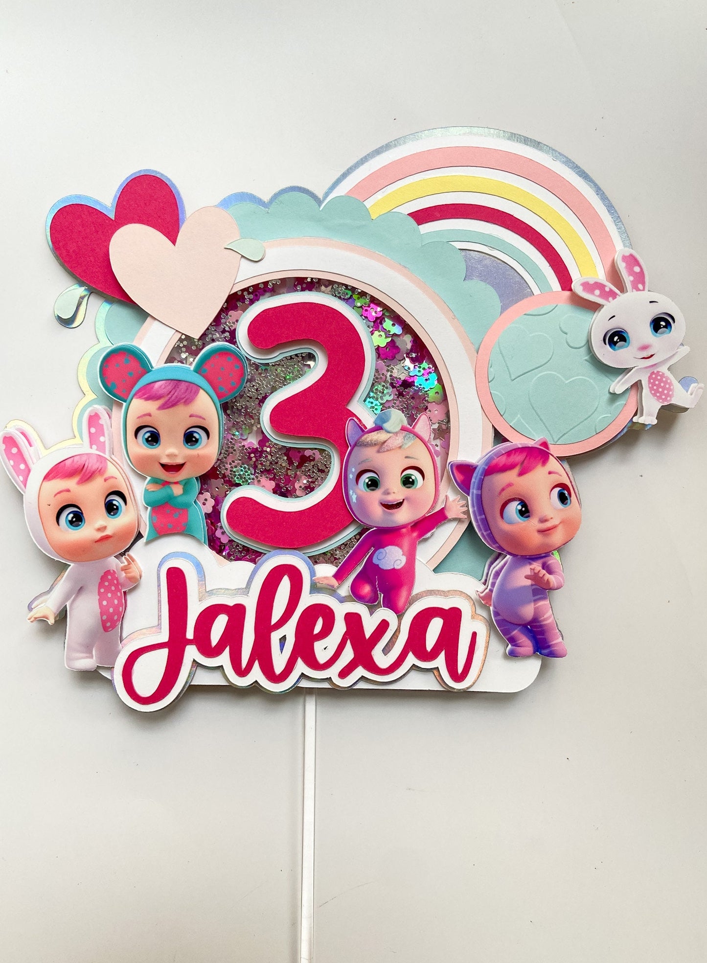 Cry babies cake topper | Cry babies Birthday decorations | Cry babies party | Magic tears party | babes llorones cake topper