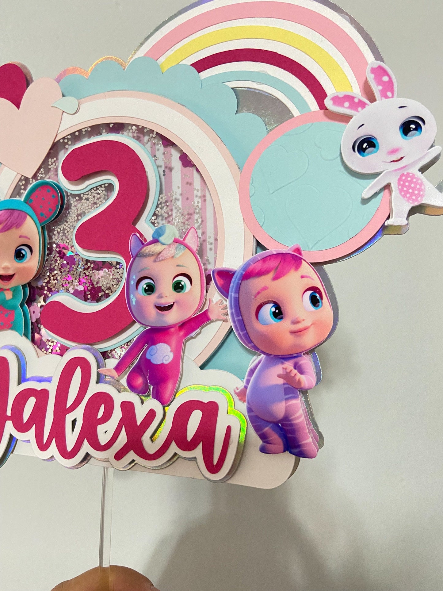 Cry babies cake topper | Cry babies Birthday decorations | Cry babies party | Magic tears party | babes llorones cake topper