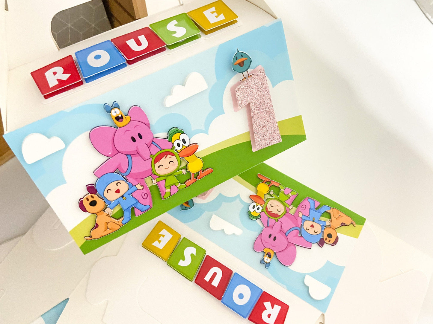 Pocoyo Cake topper | Pocoyo and friends | party favors | kids birthday | party decor | Pocoyo birthday