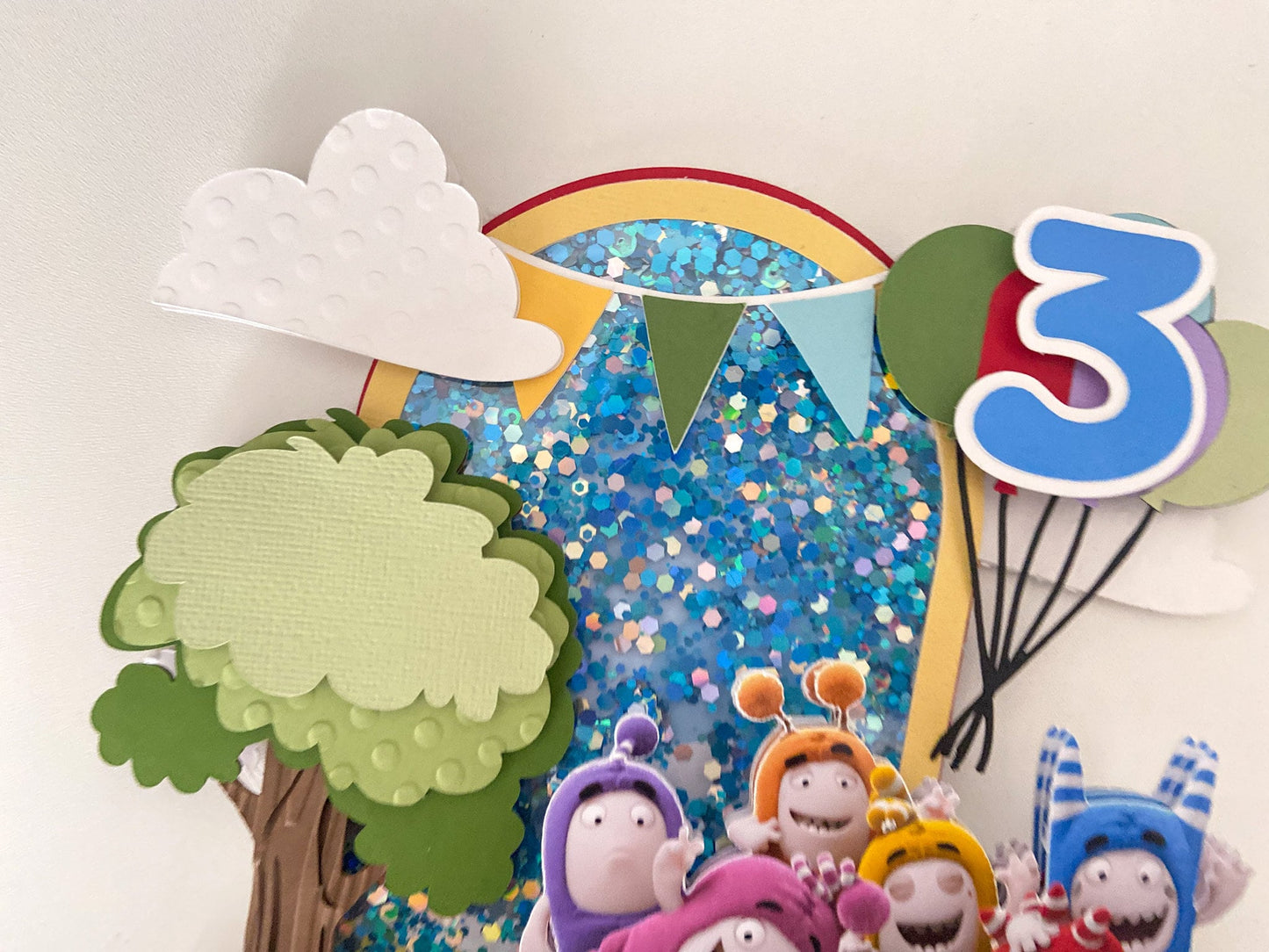 Oddbods cake topper | oddbods party decorations | birthday party decor | cake smash | oddbods birthday