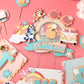 Two Groovy Bluey cake topper | groovy birthday | blue dog sisters | retro groovy party | bluey cupcake toppers | party banner