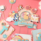 Two Groovy Bluey cake topper | groovy birthday | blue dog sisters | retro groovy party | bluey cupcake toppers | party banner