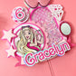 Barbie doll cake topper | Barbie | party decor | Doll party idea | shaker cake topper | Let's go party | pink lover