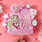 Barbie doll cake topper | Barbie | party decor | Doll party idea | shaker cake topper | Let's go party | pink lover