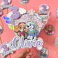 Skye and Everest cake topper | Paw patrol cake topper | birthday decor | paw patrol birthday | shaker paw patrol topper