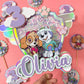 Skye and Everest cake topper | Paw patrol cake topper | birthday decor | paw patrol birthday | shaker paw patrol topper
