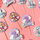 Sky and Everest cupcake toppers | Paw patrol cupcakes | party decor | cupcake toppers | paw patrol party decor