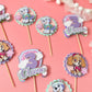 Sky and Everest cupcake toppers | Paw patrol cupcakes | party decor | cupcake toppers | paw patrol party decor