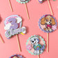 Sky and Everest cupcake toppers | Paw patrol cupcakes | party decor | cupcake toppers | paw patrol party decor