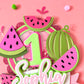 One in a melon cake topper | Watermelon topper | first birthday party | Melon cake topper | 1st birthday | One in a melon Party decor