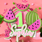 One in a melon cake topper | Watermelon topper | first birthday party | Melon cake topper | 1st birthday | One in a melon Party decor