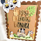 Mickey Safari Table sign | welcome table sign | 8x10 standing Table sign | Party decoration | Birthday table sign | Safari theme birthday