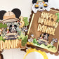 Mickey Safari Table sign | welcome table sign | 8x10 standing Table sign | Party decoration | Birthday table sign | Safari theme birthday