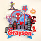 Spidey and friends cake topper | Spidey cake topper | kids party decorations | Spiderman birthday | superheroes cake topper |
