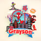 Spidey and friends cake topper | Spidey cake topper | kids party decorations | Spiderman birthday | superheroes cake topper |