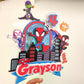 Spidey and friends cake topper | Spidey cake topper | kids party decorations | Spiderman birthday | superheroes cake topper |
