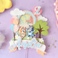 Daisies Bluey cake topper | 3D cake topper | dog sisters party | Bingo and Bluey cake topper | Bluey and bingo party | shaker cake topper