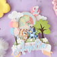 Daisies Bluey cake topper | 3D cake topper | dog sisters party | Bingo and Bluey cake topper | Bluey and bingo party | shaker cake topper
