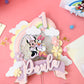 Cake topper gold Minnie and daisy | Minnie Mouse birthday | Daisy party | Minnie and daisy party | gold party | birthday decor