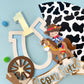 Cowboy cake topper | cowboy party | vaquero party | farm birthday | western birthday | cow party cake topper