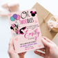 Oh Twoodles party invitation, kids birthday invitation template, Digital download, Minnies birthday, Twoodles invitation, 2nd birthday party