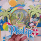 Mickey Mouse beach party | Mickey Mouse birthday | Beach party | Mickey pool party | Shaker cake topper | Mickey birthday decor