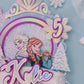 frozen first cake topper | ice queen party | Frozen party | shaker cake topper | party decor | personalized cake topper | Elsa and Anna