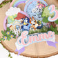 Bluey cake topper | 3D cake topper | Bluey birthday | Bingo and Bluey cake topper | Bluey party | shaker cake topper