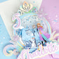 frozen inspired cake topper, Anna and Elsa party, Frozen party, shaker cake topper, party decor, personalized cake topper