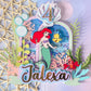 Little Mermaid cake topper | under the sea | Mermaid shaker topper | 3D Mermaid shaker | Little mermaid party decor