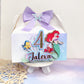 Little mermaid Favor box | Treat boxes | Party gift box | Ariel Favors | Mermaid theme birthday | Birthday favors | Little mermaid favors