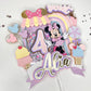 Minnie Mouse candy land cake topper | Minnie sweet birthday | Candy land birthday | Minnie Ice cream shop | birthday decor | Minnie birthday
