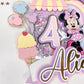 Minnie Mouse candy land cake topper | Minnie sweet birthday | Candy land birthday | Minnie Ice cream shop | birthday decor | Minnie birthday