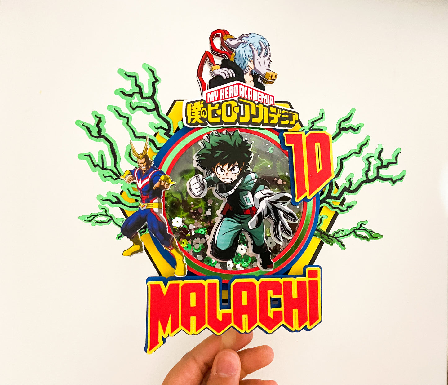 My hero academia cake topper | anime birthday party | all might birthday | Izuku midoriya | Hero academia birthday | anime themed birthday