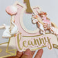 Cowgirl birthday party | cowgirl party | pink cowgirl cake topper | farm birthday | western birthday | elegant cake topper