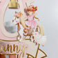 Cowgirl birthday party | cowgirl party | pink cowgirl cake topper | farm birthday | western birthday | elegant cake topper