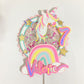 Unicorn cake topper, shaker unicorn topper, Magical rainbow topper, Unicorn theme birthday