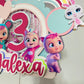 Cry babies cake topper | Cry babies Birthday decorations | Cry babies party | Magic tears party | babes llorones cake topper