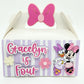 Minnie Mouse favor box | personalized gable box | party decorations | party gift box | birthday favor box | Minnie Mouse theme party