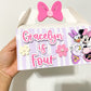 Minnie Mouse favor box | personalized gable box | party decorations | party gift box | birthday favor box | Minnie Mouse theme party