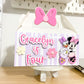 Minnie Mouse favor box | personalized gable box | party decorations | party gift box | birthday favor box | Minnie Mouse theme party