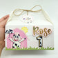 La vaca Lola favor box | Treat box | personalized favor box | Party gift box | farm theme birthday | la vaca Lola party | birthday favors
