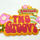 Two groovy cake topper | groovy birthday party | 2nd birthday party | retro birthday | 60s 70s party | flower child
