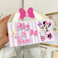 Minnie Mouse favor box | personalized gable box | party decorations | party gift box | birthday favor box | Minnie Mouse theme party